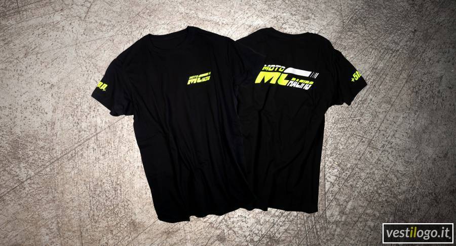 Tshirt racing con stampe fluorescenti