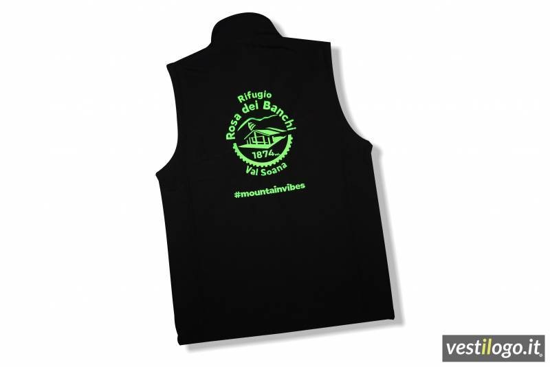 Gilet Softshell Ricamato Rifugio