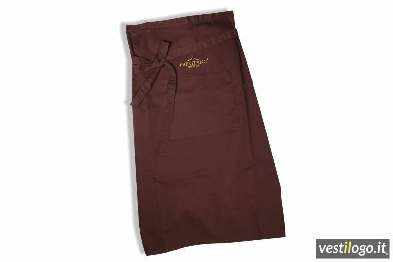 Grembiule Barman Lungo Ricamato