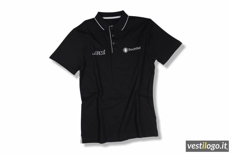 Polo Aziendale Ricamata