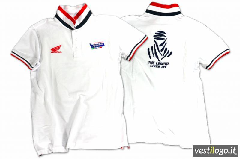 Polo Moto Club con Ricami